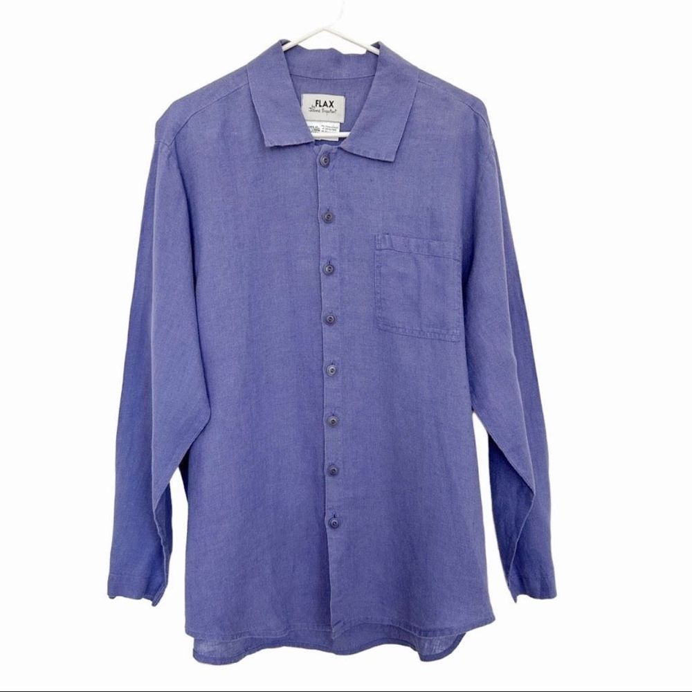 FLAX Linen Button Down Shirt